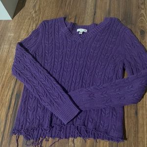 Purple sweater made by Croft&Barrow